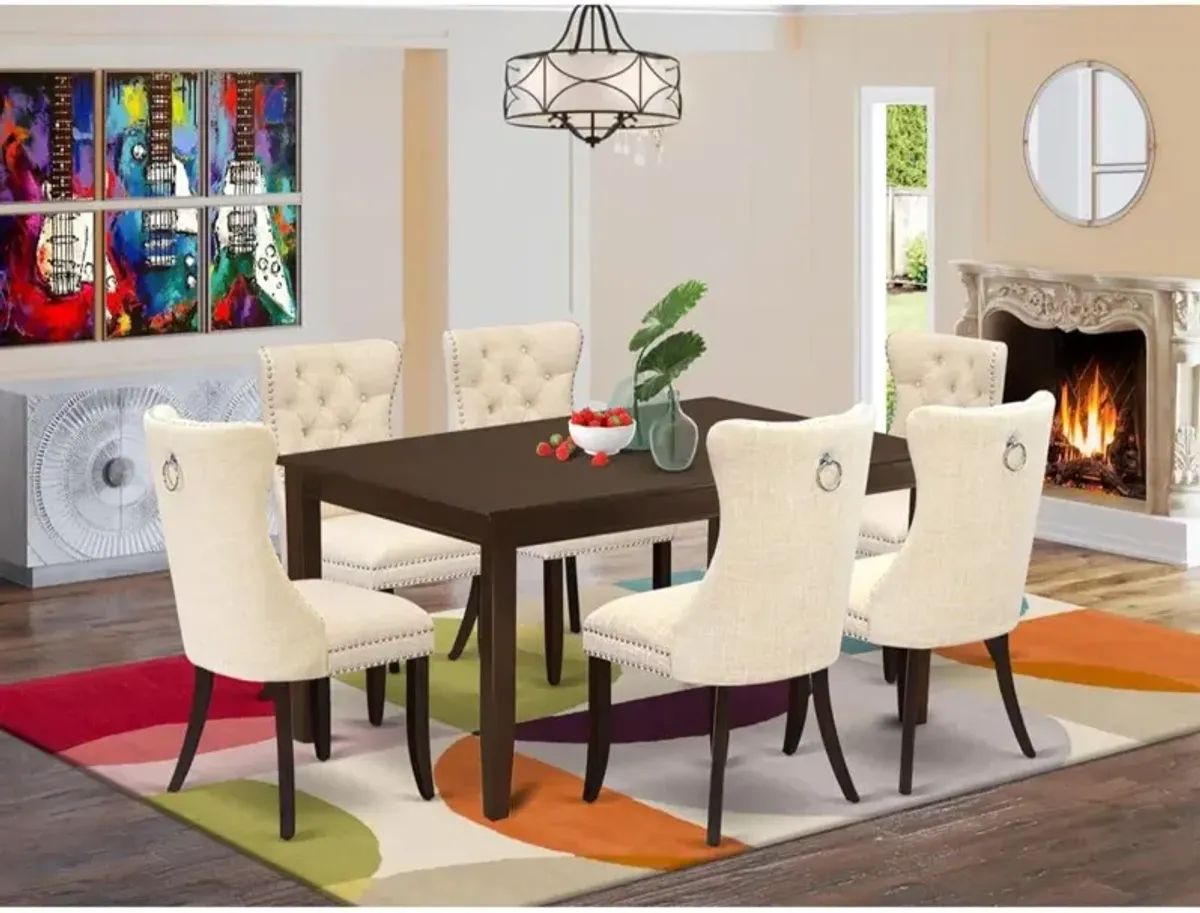 5 Piece Dinette Set Consists of a Rectangle Dining Table