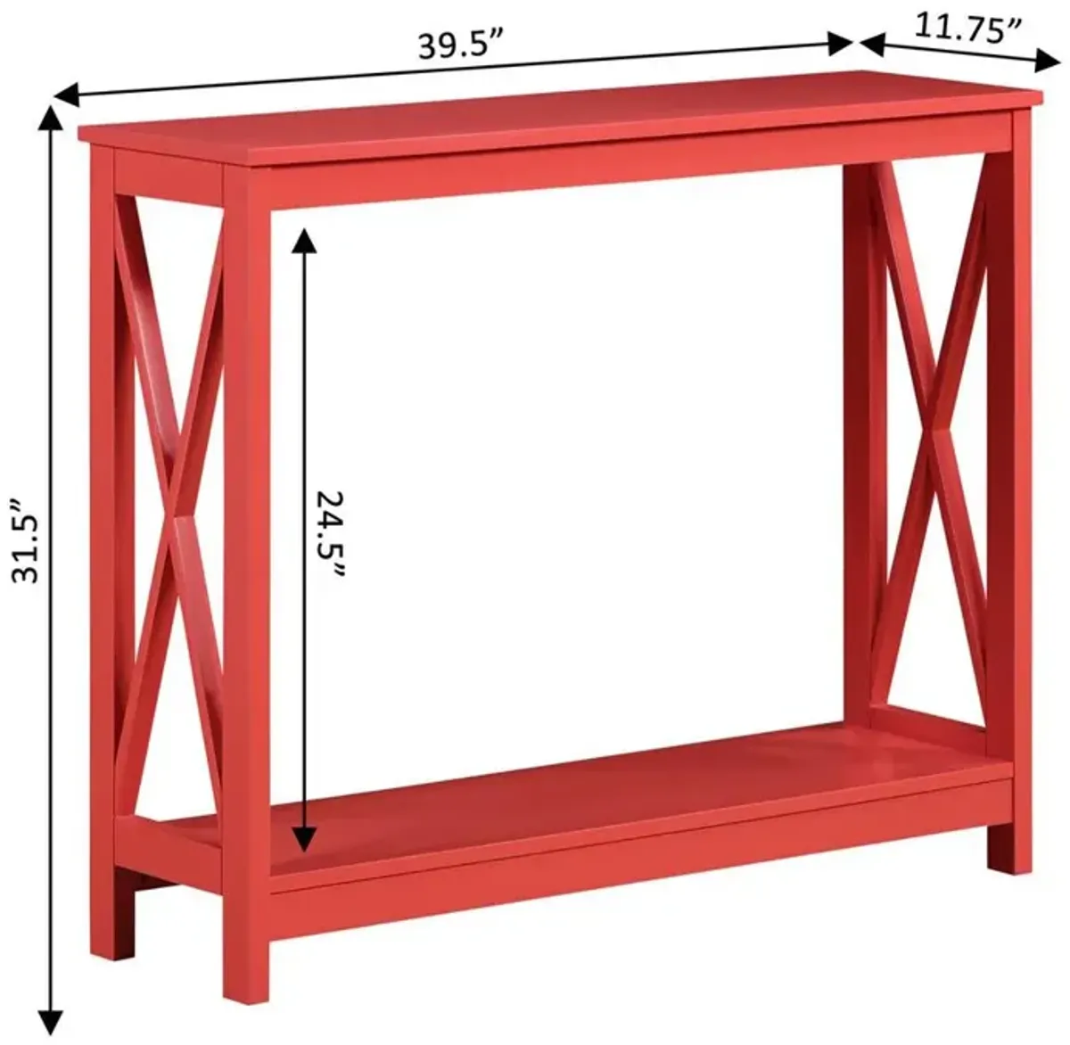 Convience Concept, Inc. Oxford Console Table with Shelf