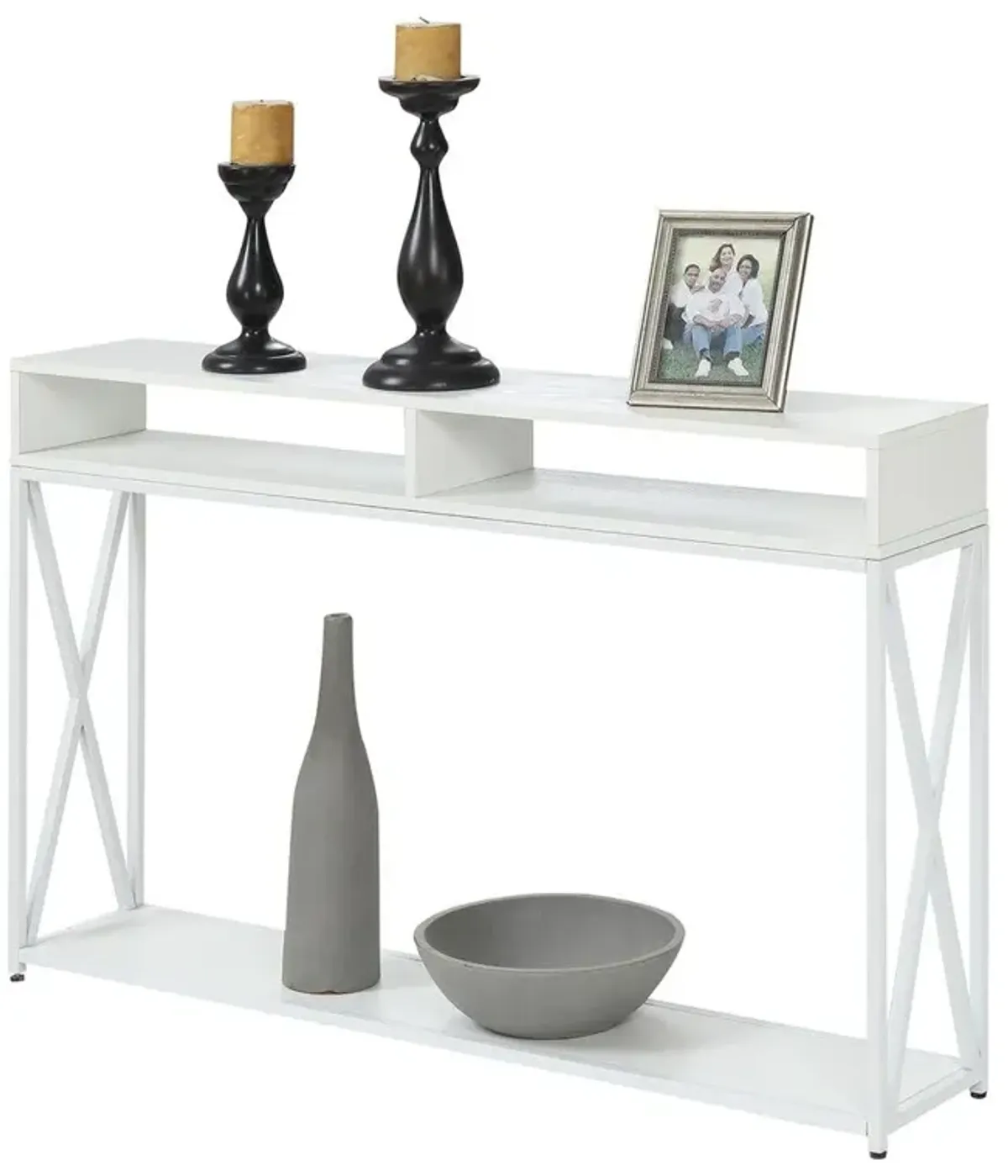 Convience Concept, Inc. Tucson Deluxe 2 Tier Console Table