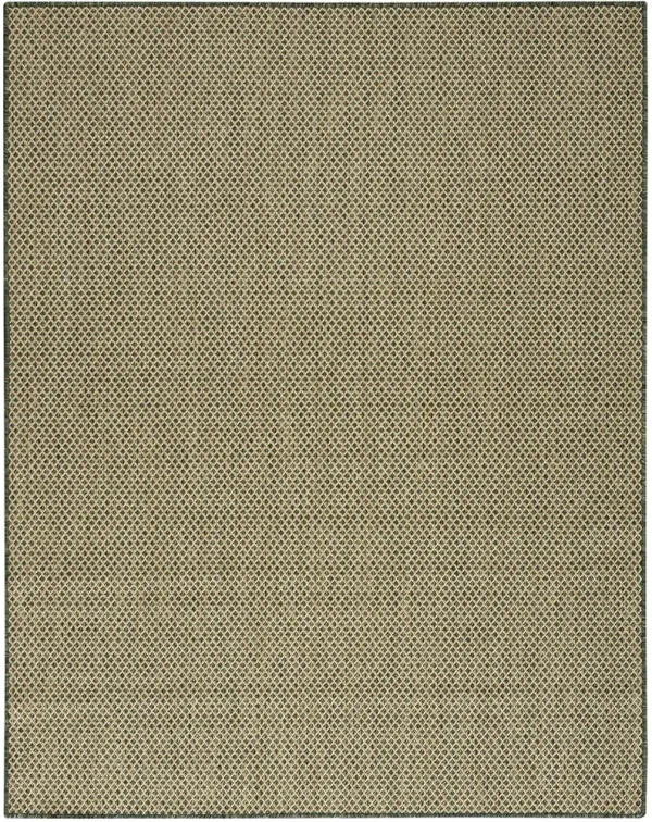 Courtyard COU01 Green 10' x 14' Rug