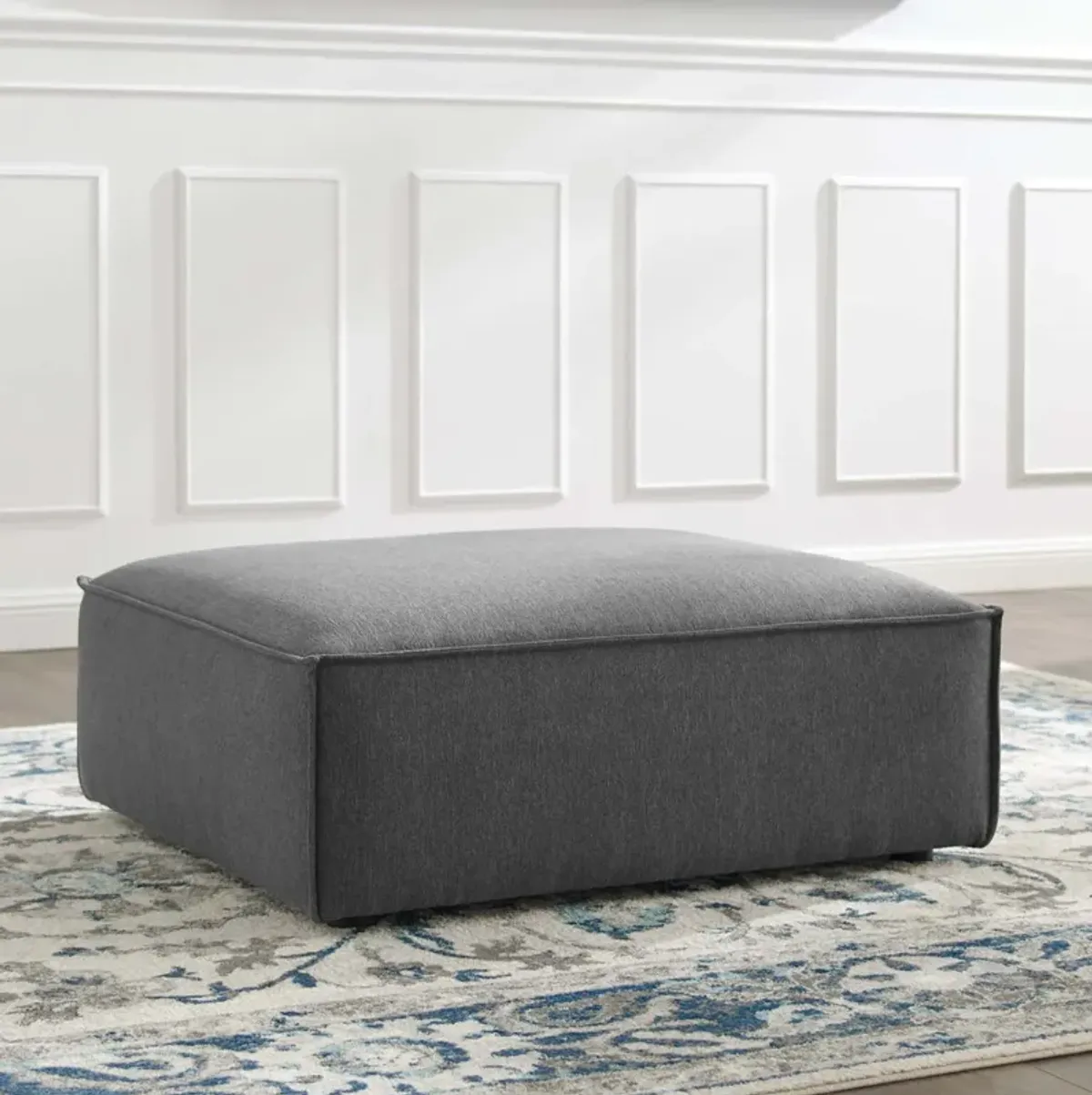 Restore Ottoman Gray EEI-3873-CHA