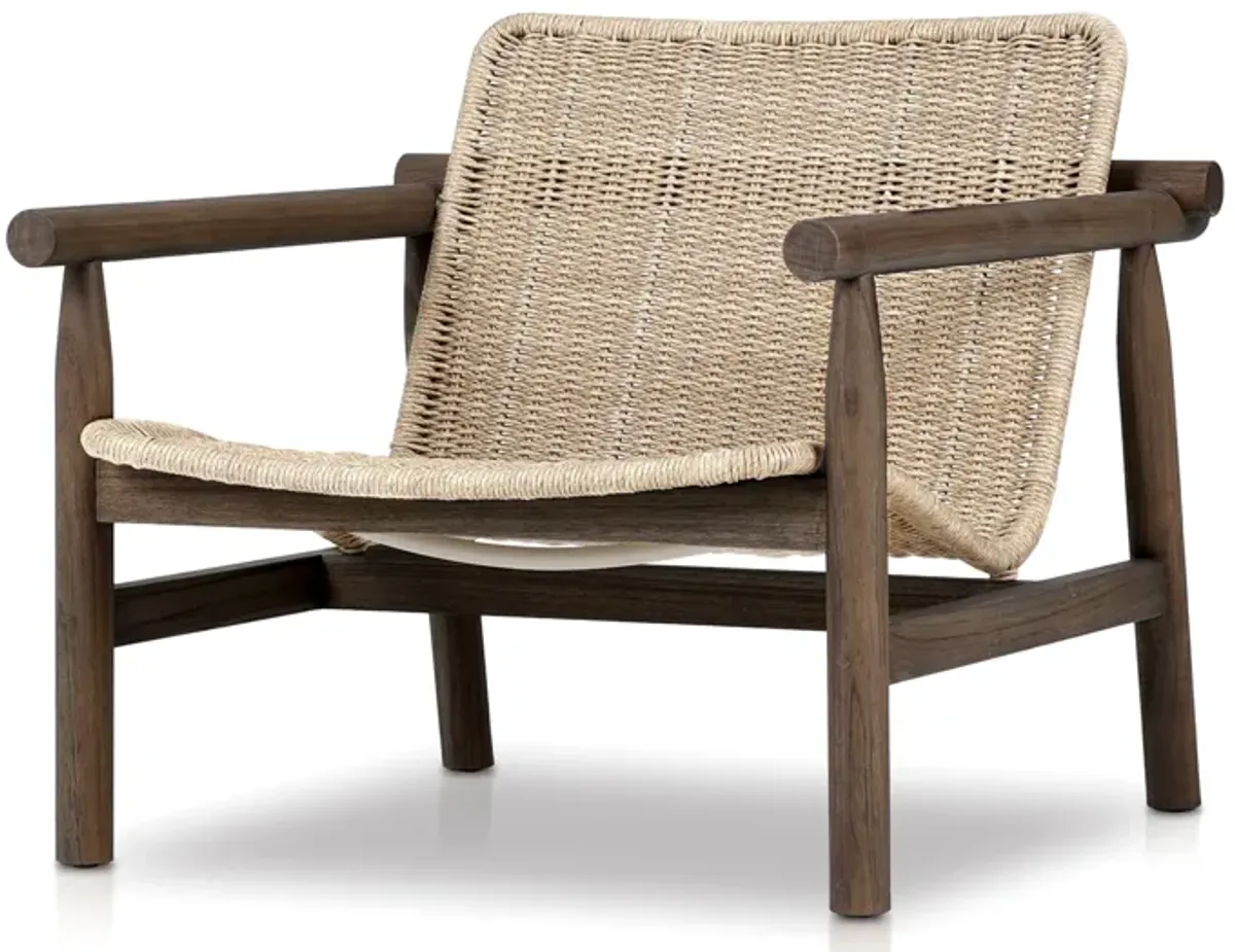 Dume Vintage White Outdoor Chair