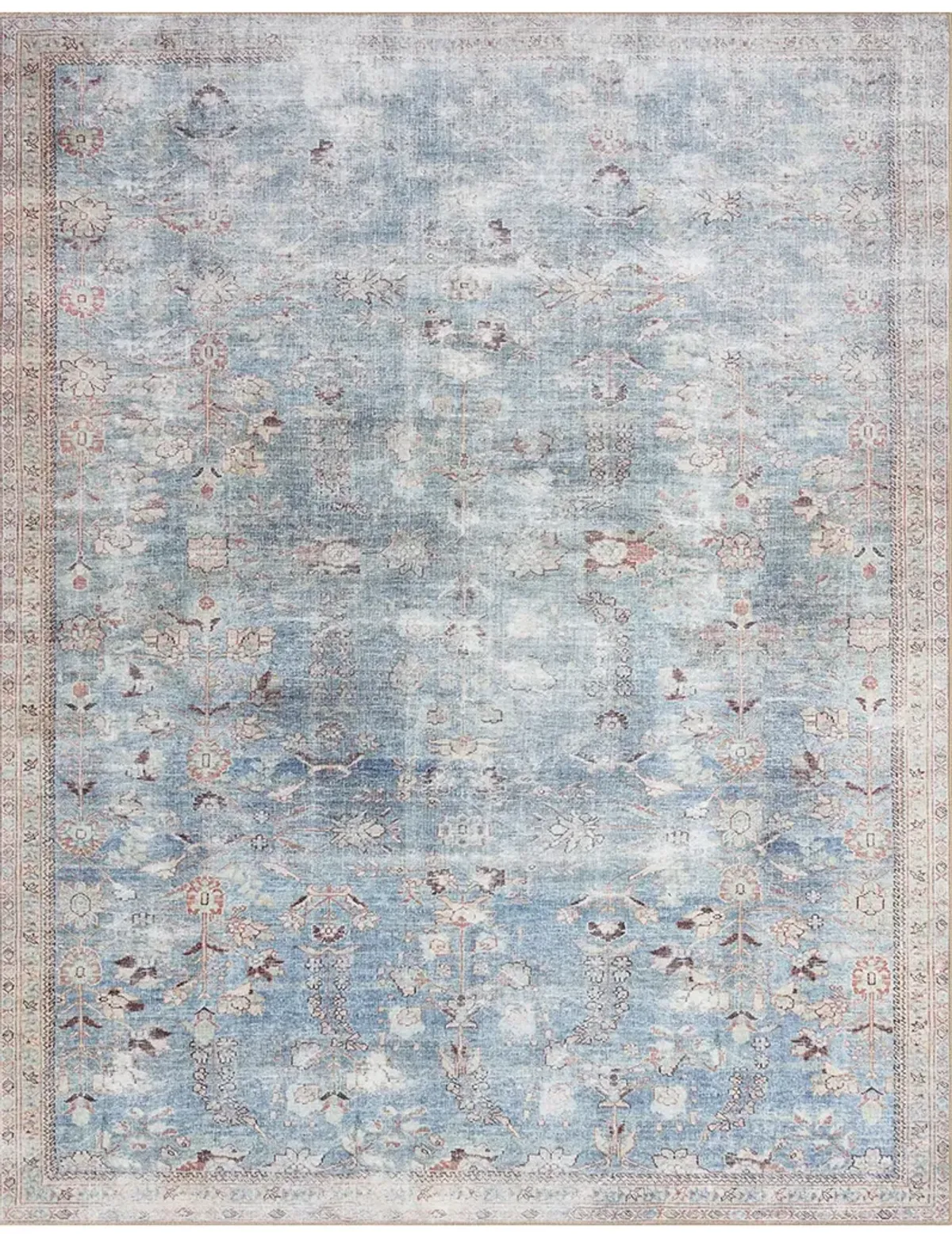 Wynter WYN06 Teal/Multi 8'6" x 11'6" Rug