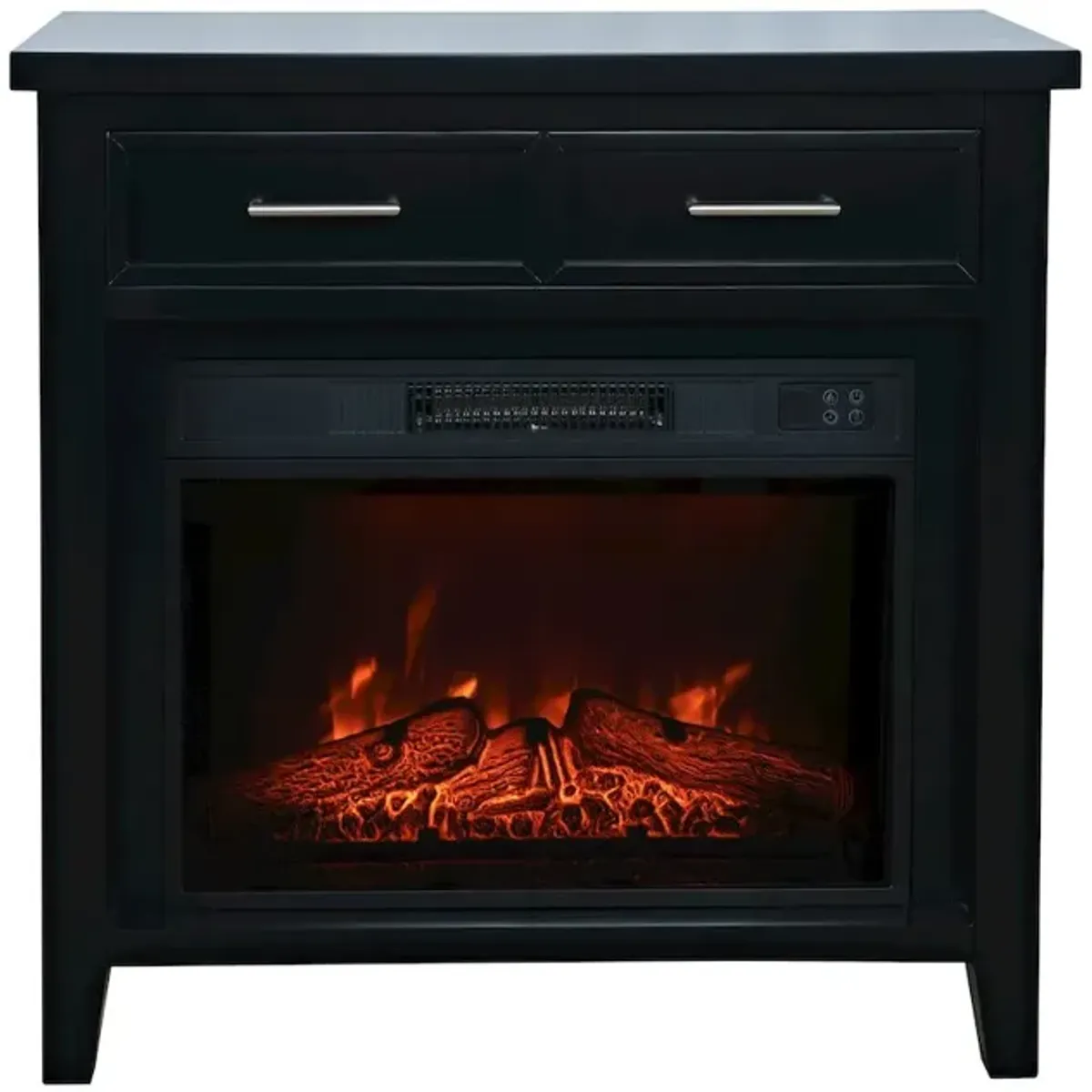 Jofran Urban Icon Contemporary 32 Electric Fireplace Console TV Stand
