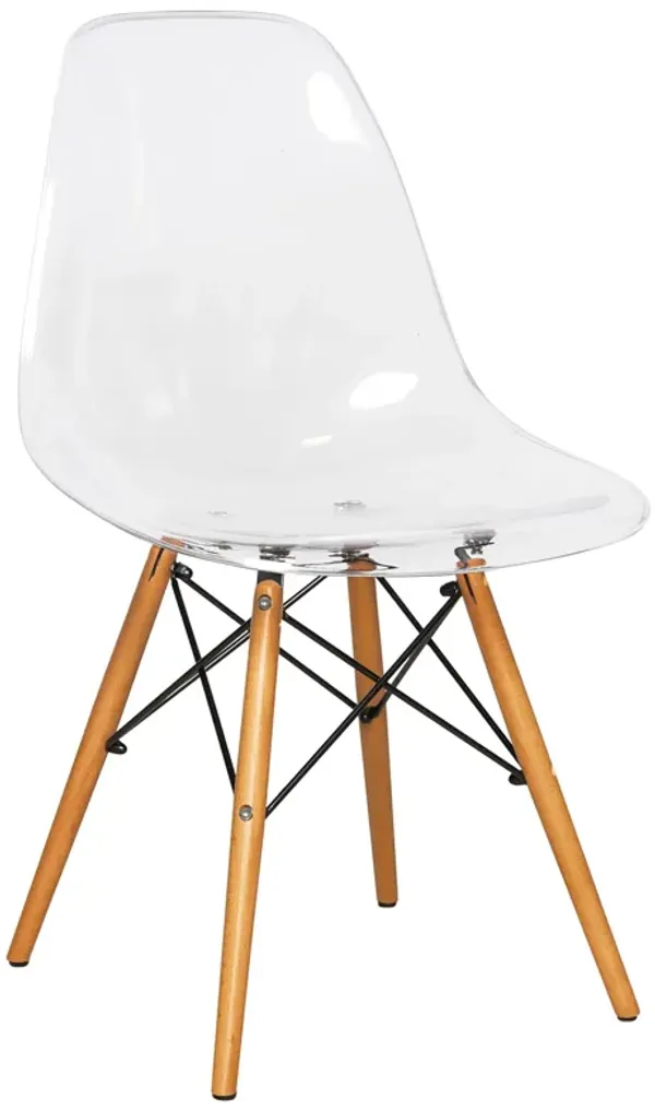 LeisureMod Dover Molded Side Chair