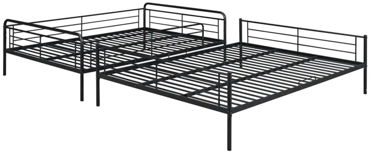 Merax Modern Metal Bunk Bed with 2 Beds