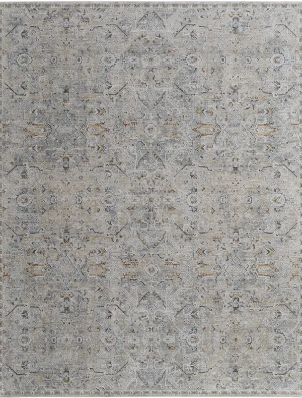 Pasha 39M6F 5' x 7'6" Ivory/Blue/Tan Rug