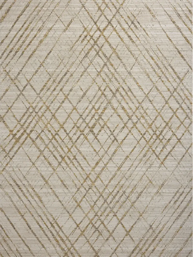 Wade WAE-04 Beige / Gold 9''3" x 13''1" Rug by Loloi II