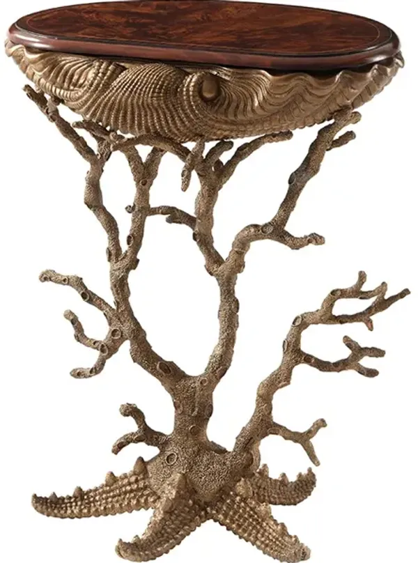 Gilt Grotto Accent Console Table