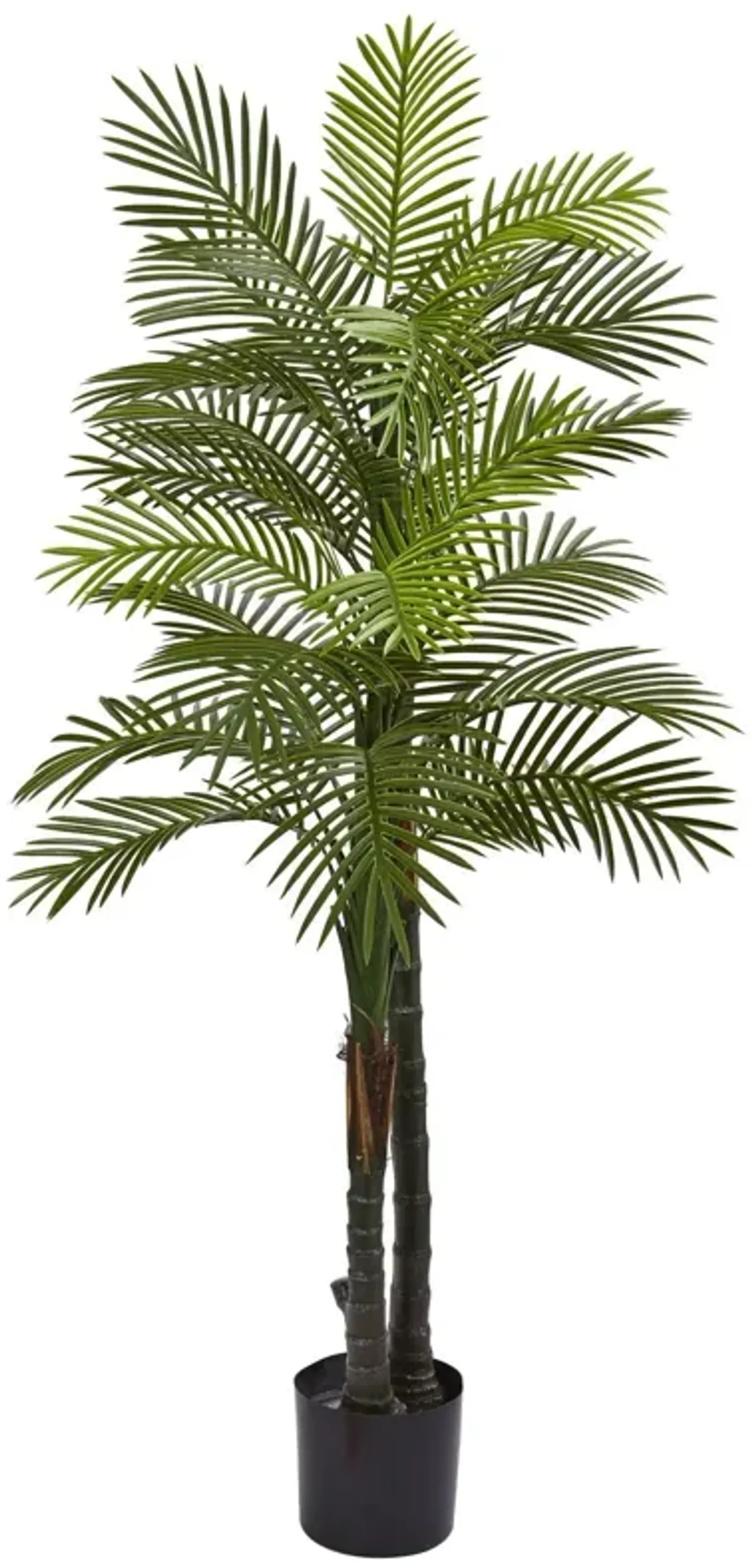 Nearly Natural 5.5-in Robellini Palm Tree w/29 Lvs UV Rest (Indoor/Outdoor)