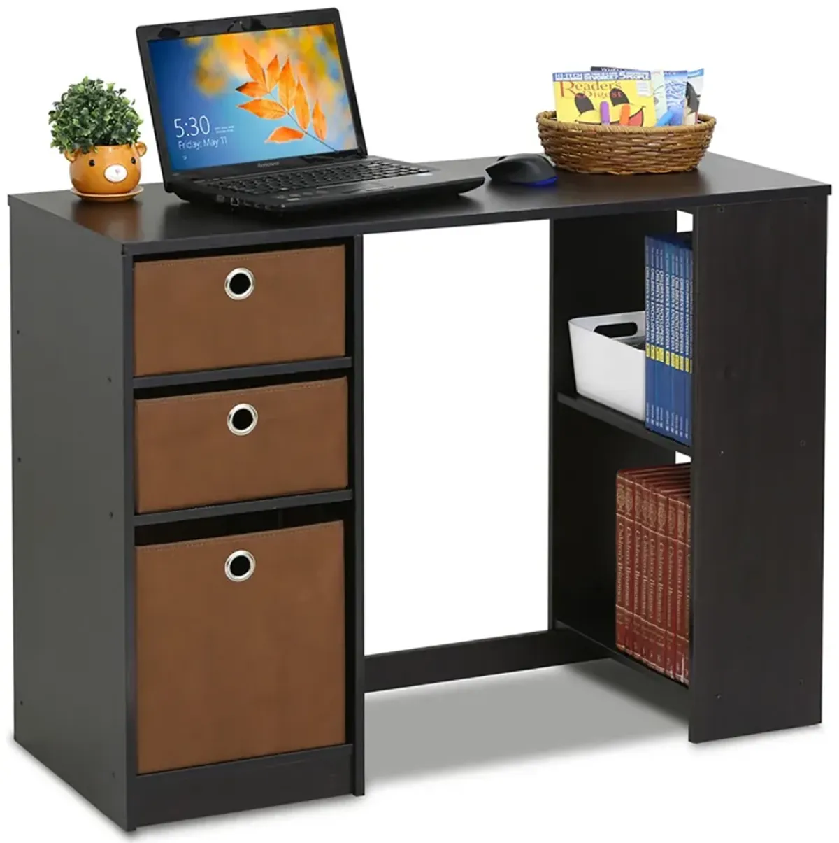 Furinno 15110 JAYA Modern Computer Study Desk