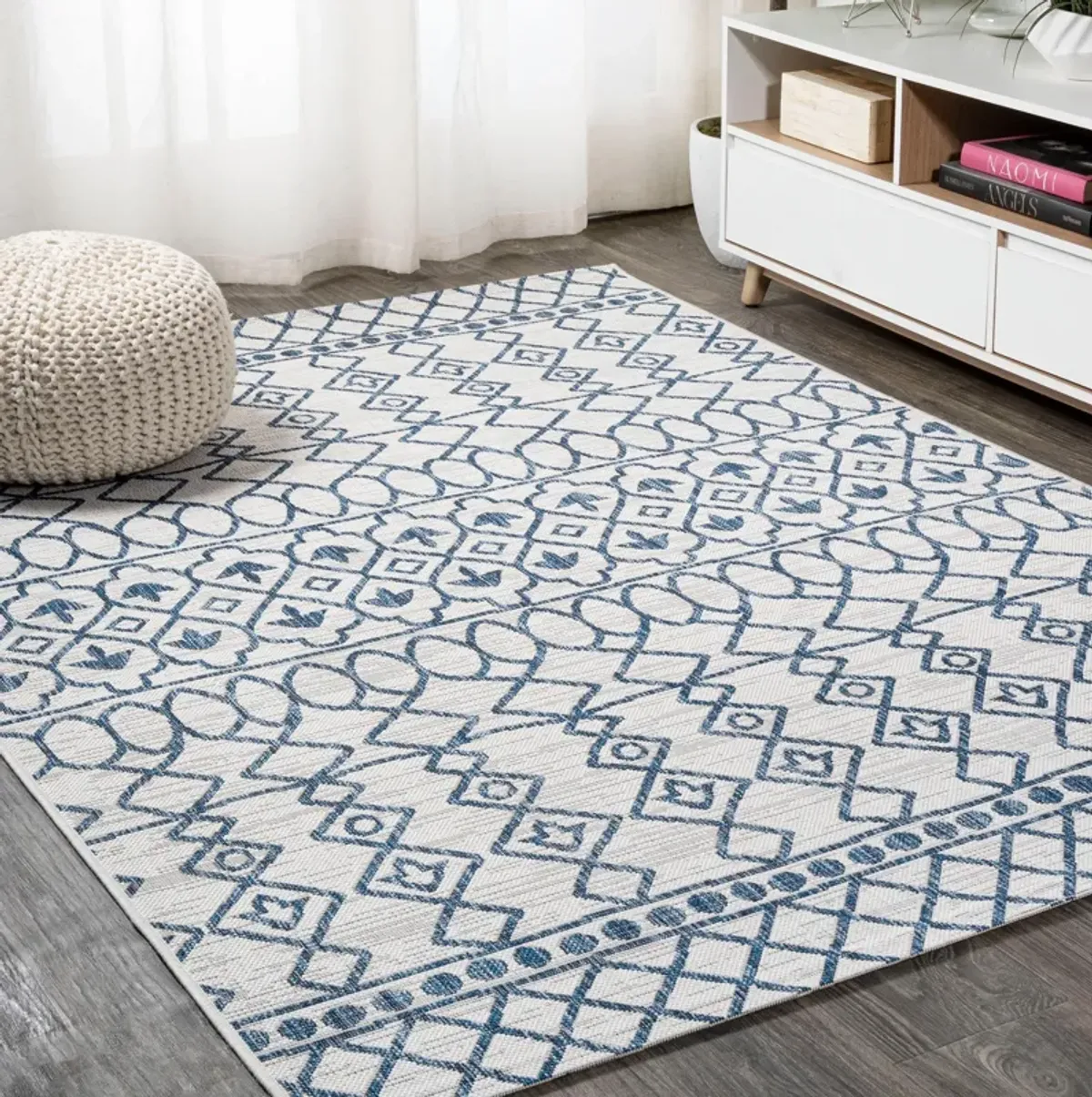 Kafel Tribal Bohemian Indoor/Outdoor Area Rug