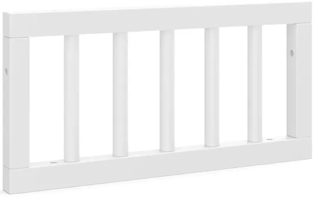 Aviary Toddler Rail with Spindles, White