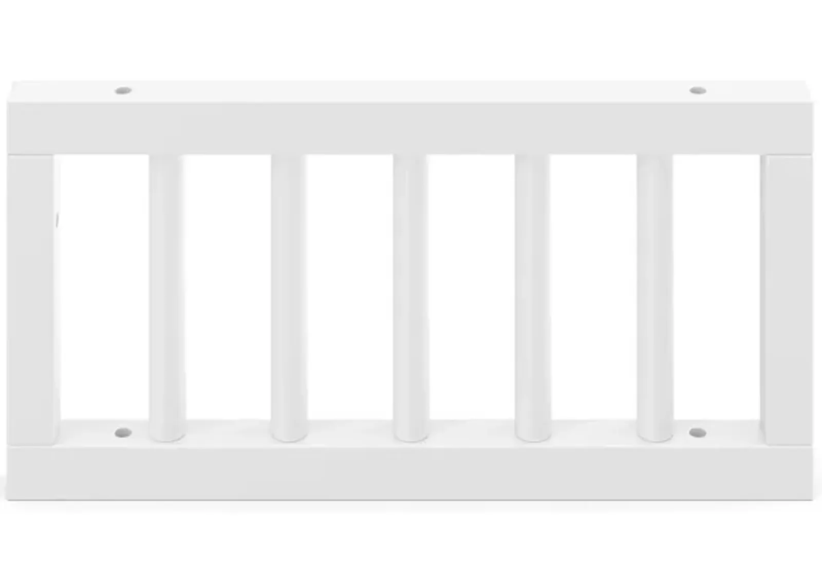 Aviary Toddler Rail with Spindles, White