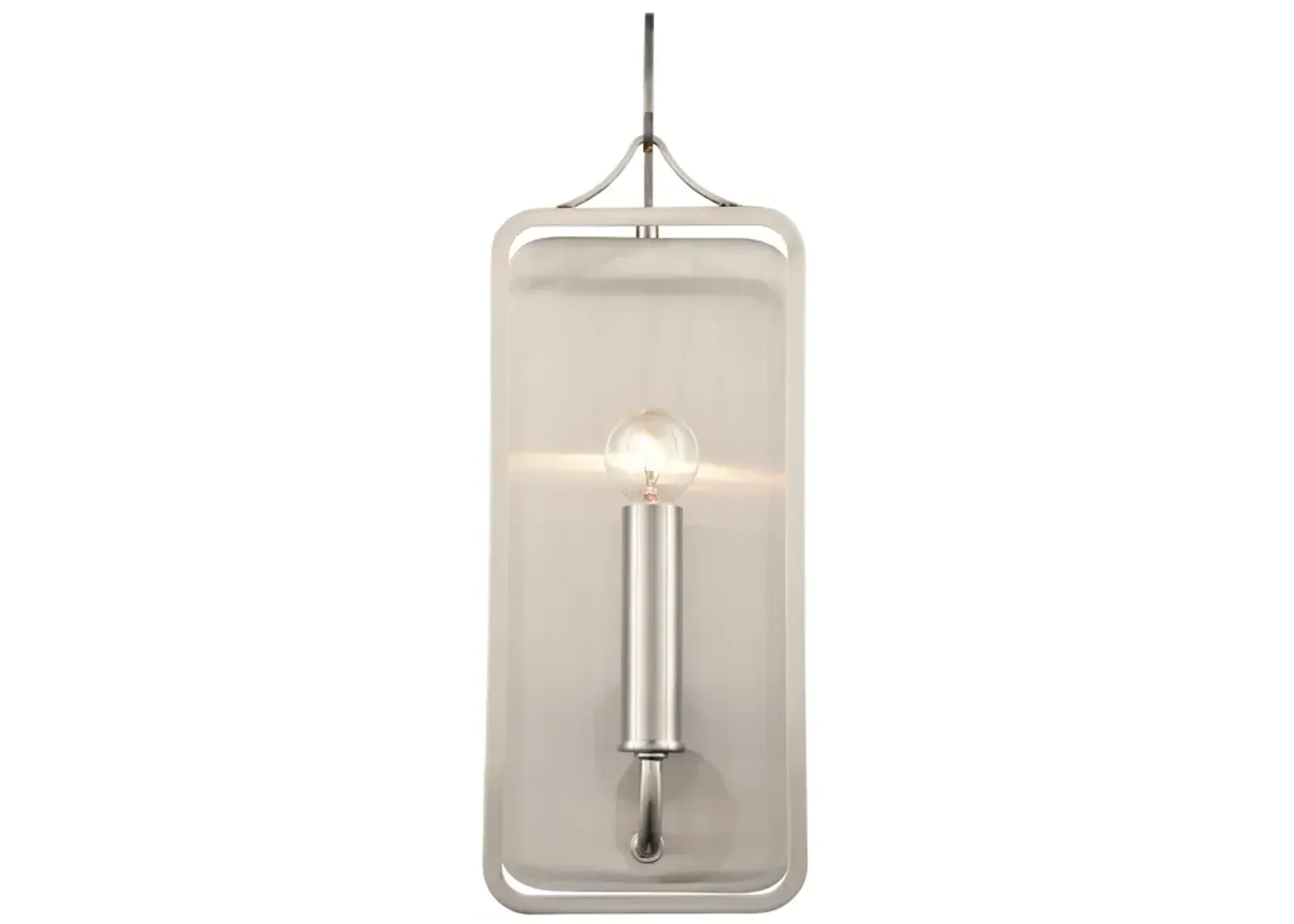 Merge 15'' Silver High 1-Light Sconce