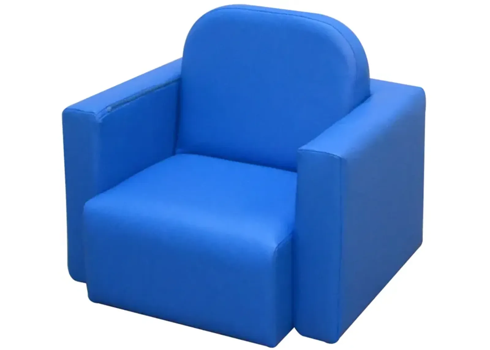 2-in-1 Kids Table & Sofa Chair Set Toddler Seat Armchair Desk Children Lounge - Blue