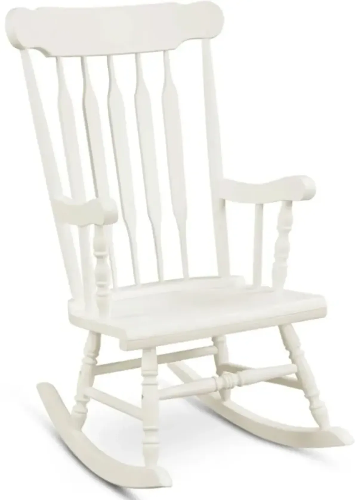 Hivvago Rocking Chair with Solid Wooden Frame for Garden and Patio