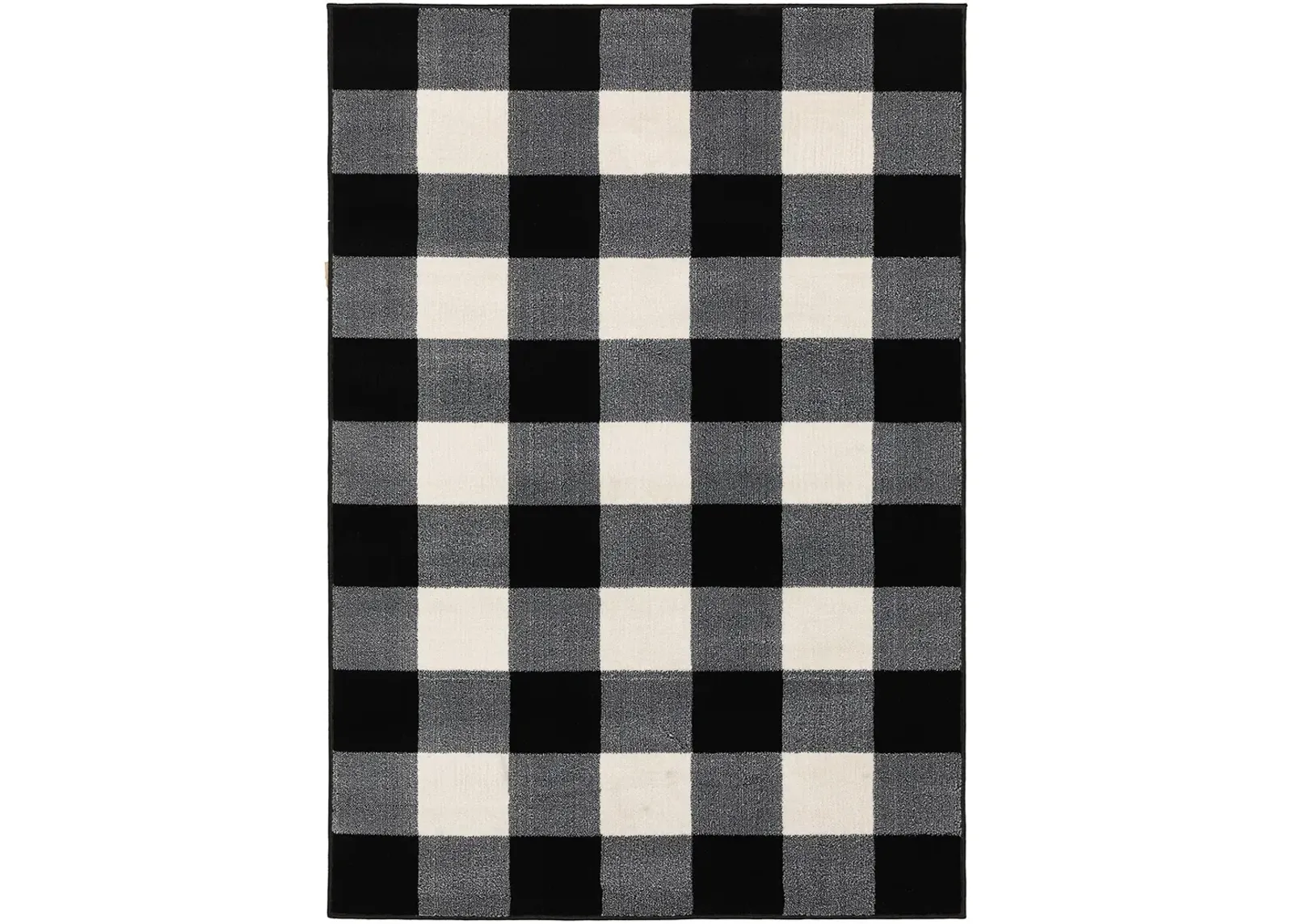 Georgia 6'7" x 9'2" Black Rug