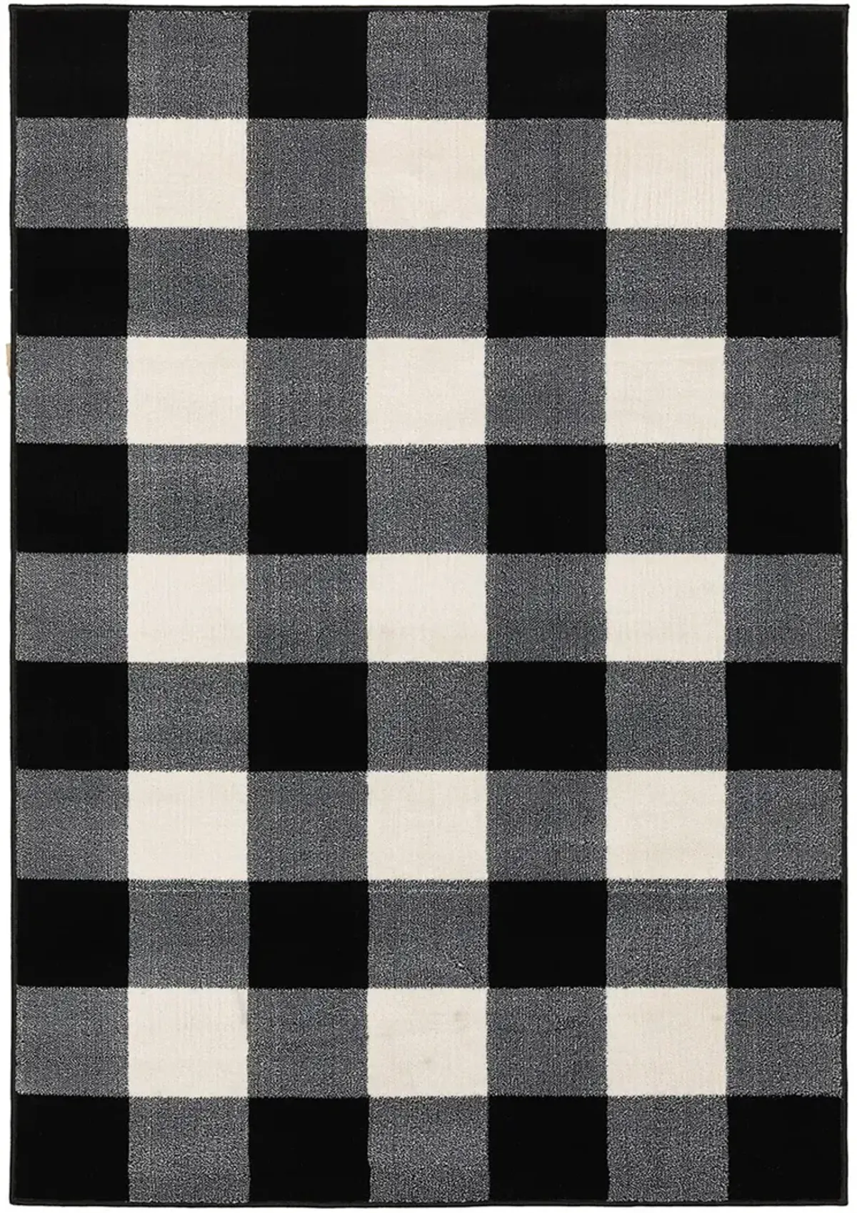 Georgia 6'7" x 9'2" Black Rug