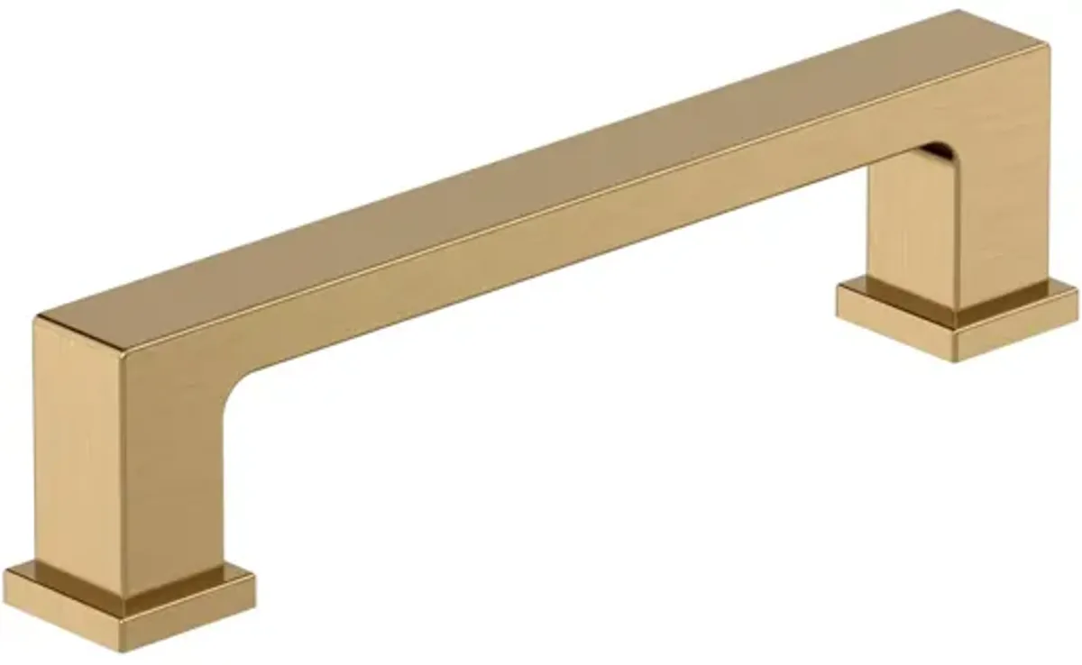 Amerock 10BX37031CZ | Champagne Bronze Cabinet Pull | 3-3/4 inch (96mm) Center-to-Center | 10 Pack | Bridgeport | Furniture Hard