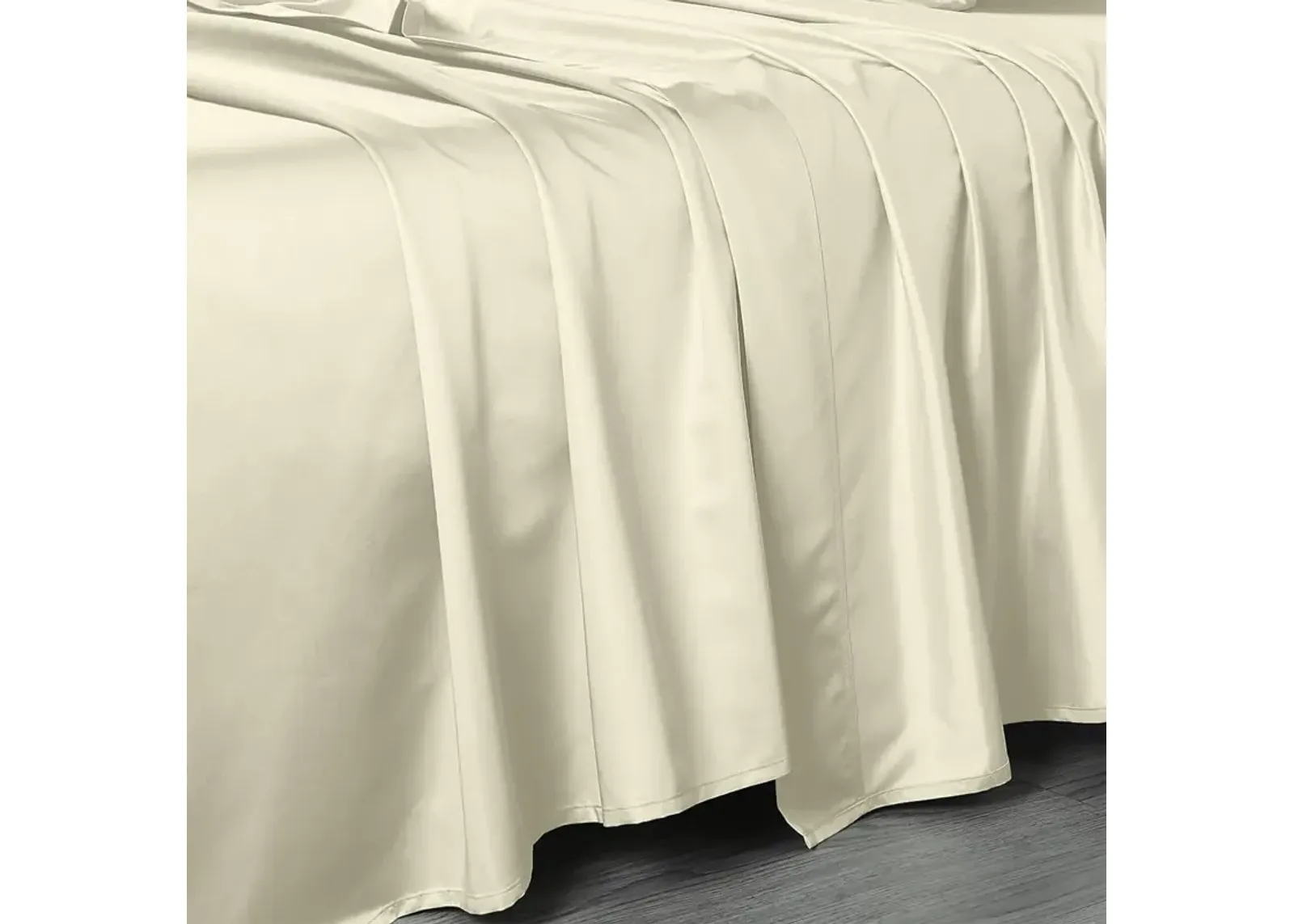 Egyptian Linens - Oversized Flat Sheet 120 X 112 Inches - Luxurious 608 Cotton