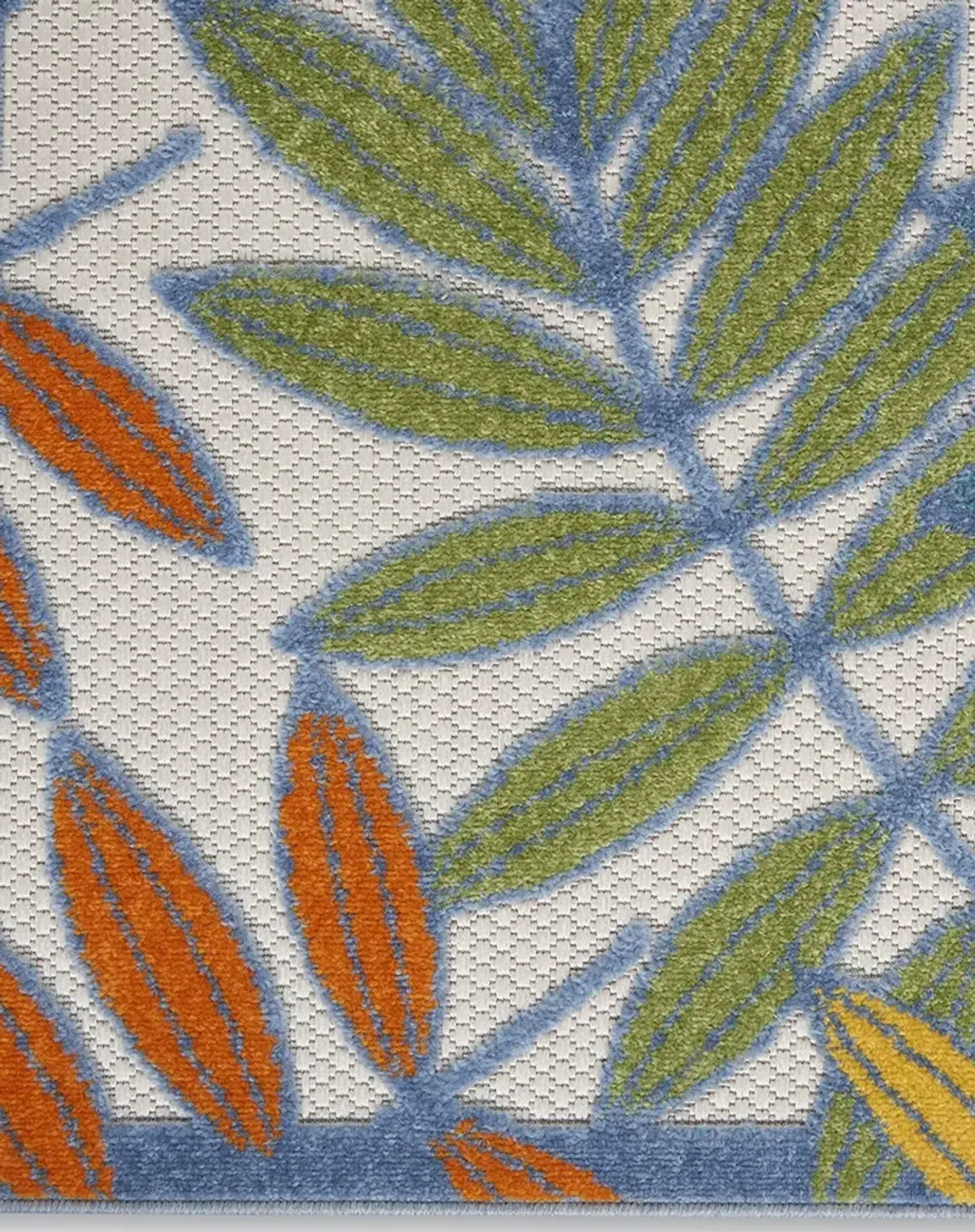 Aloha ALH18 Ivory/Multicolor 7' x 10' Rug