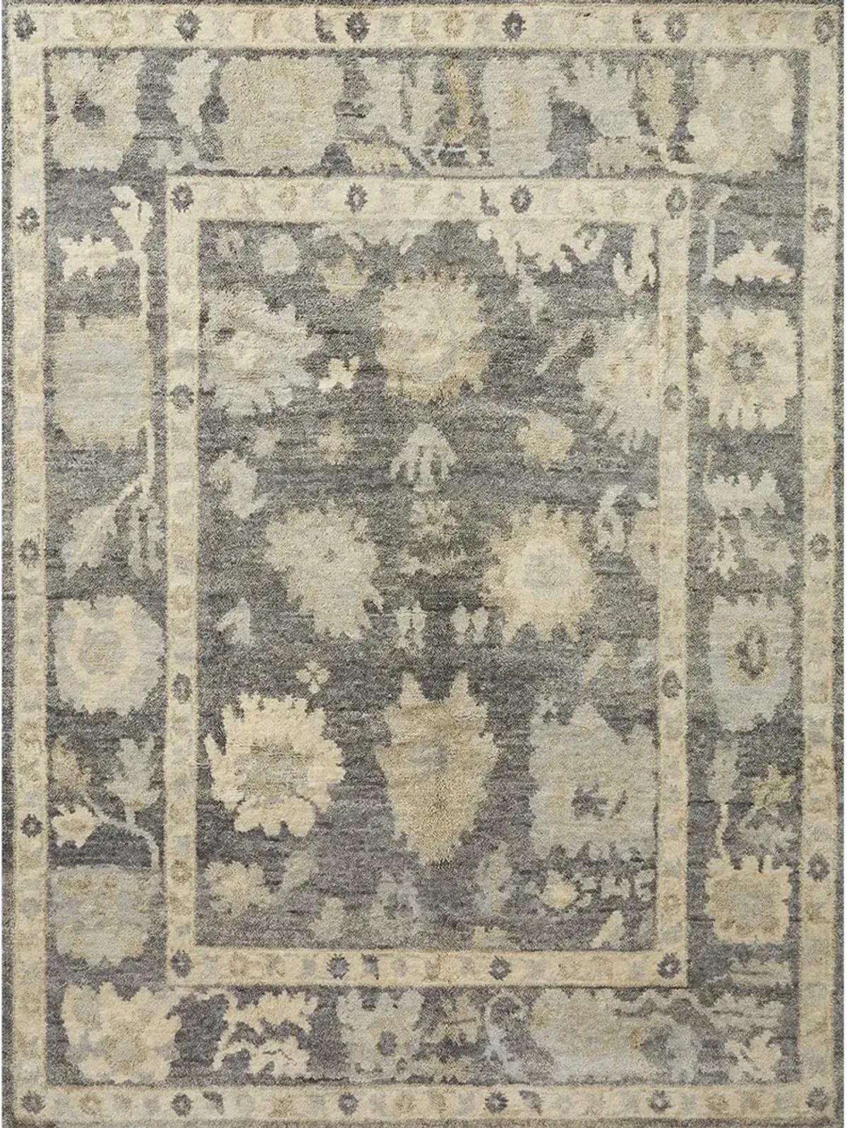 Clement CLM05 Midnight/Antique Ivory 5'6" x 8'6" Rug