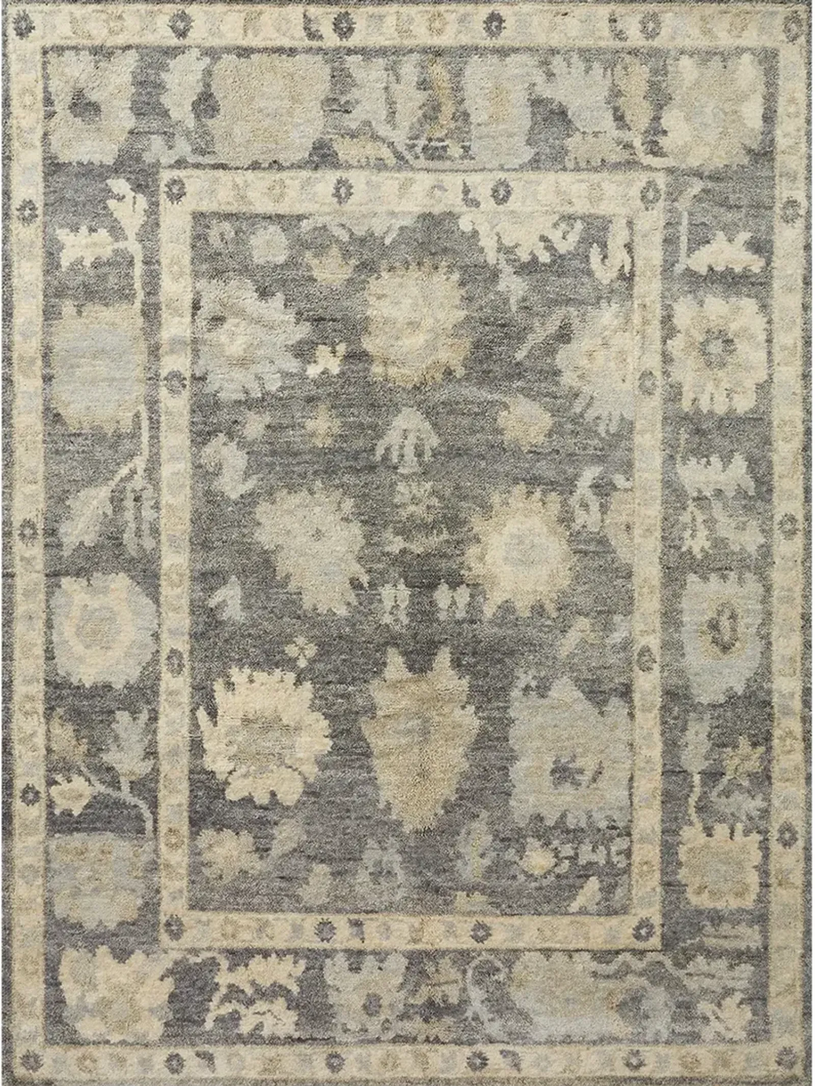 Clement CLM05 Midnight/Antique Ivory 5'6" x 8'6" Rug