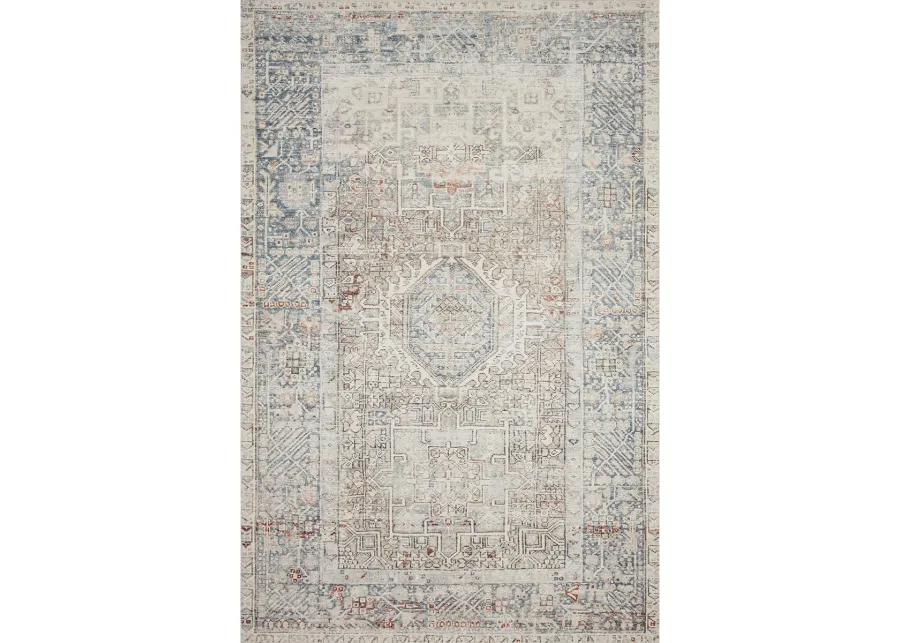 Jules JUL07 Natural/Ocean 8'6" x 11'6" Rug by Chris Loves Julia × Loloi