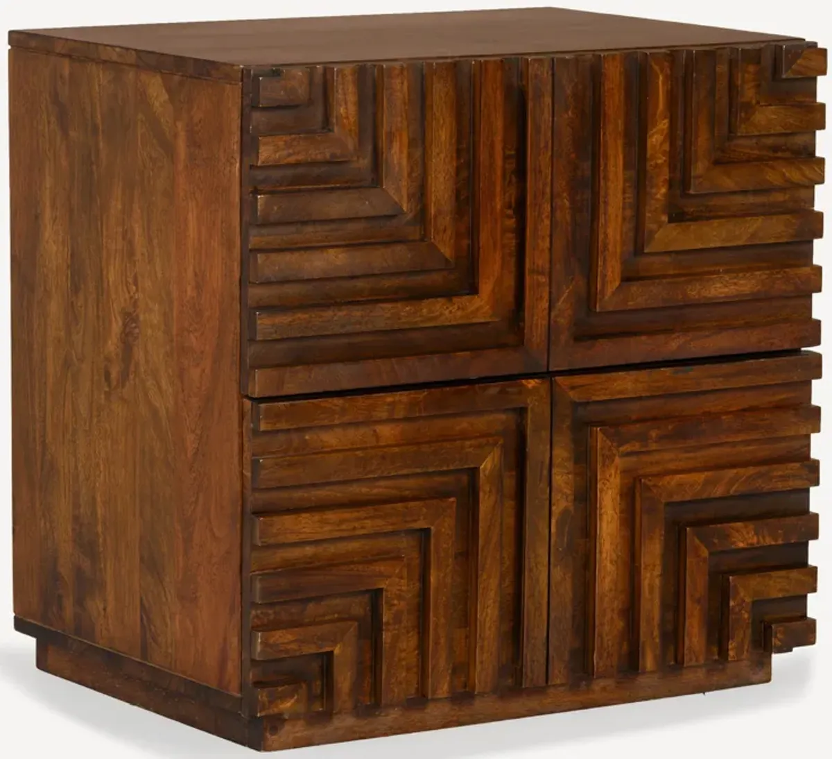 Maze Wood Night Stand