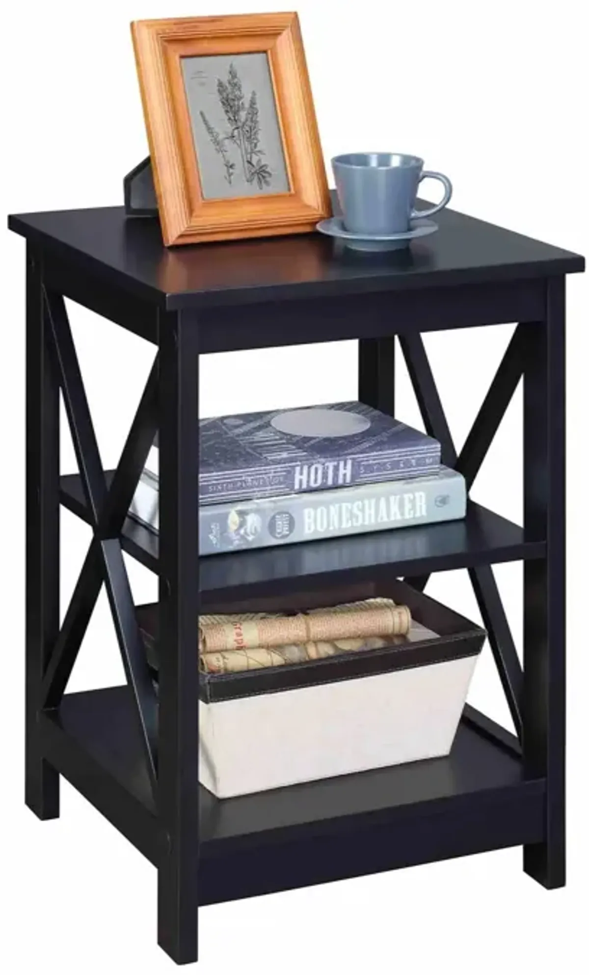 Oxford End Table with Shelves