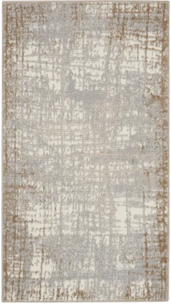 CK950 Rush CK950 Ivory/Taupe 2'2" x 3'9" Rug