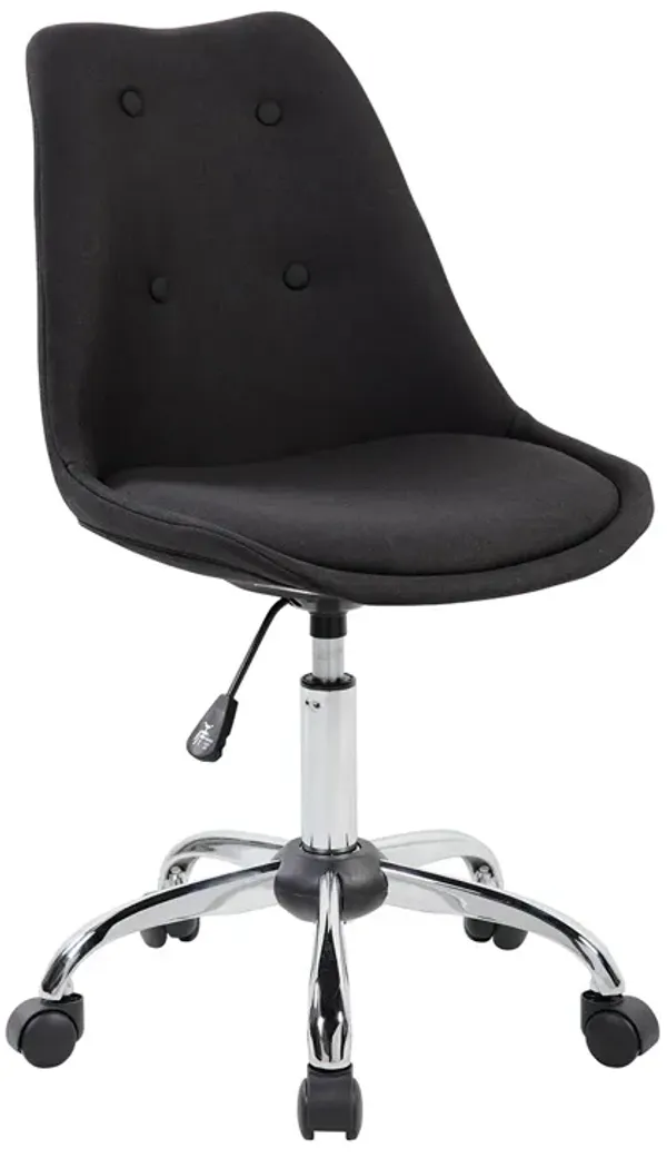 Streamdale Armless Task Chair With Buttons