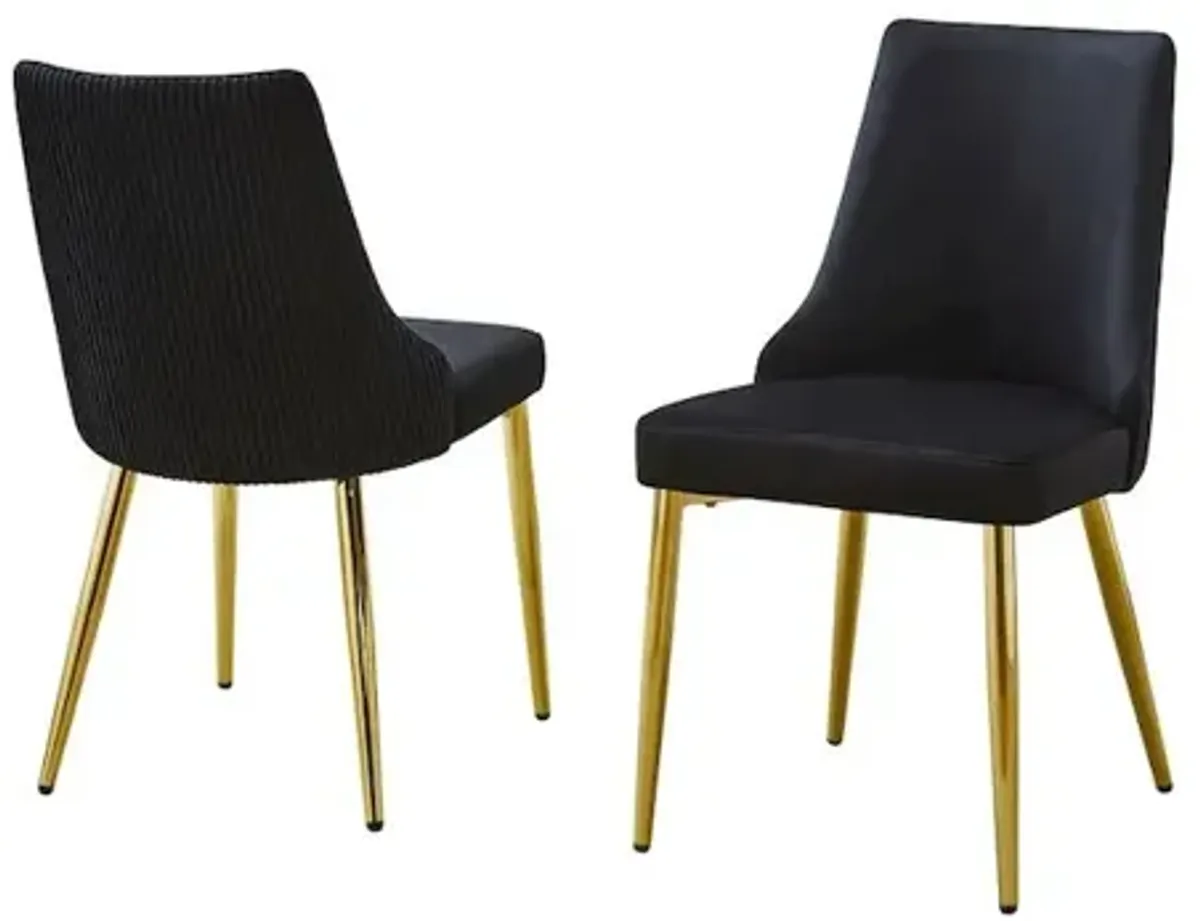 Best Quality Furniture Clear Glass Dining Set With Velvet Upholstered Chairs