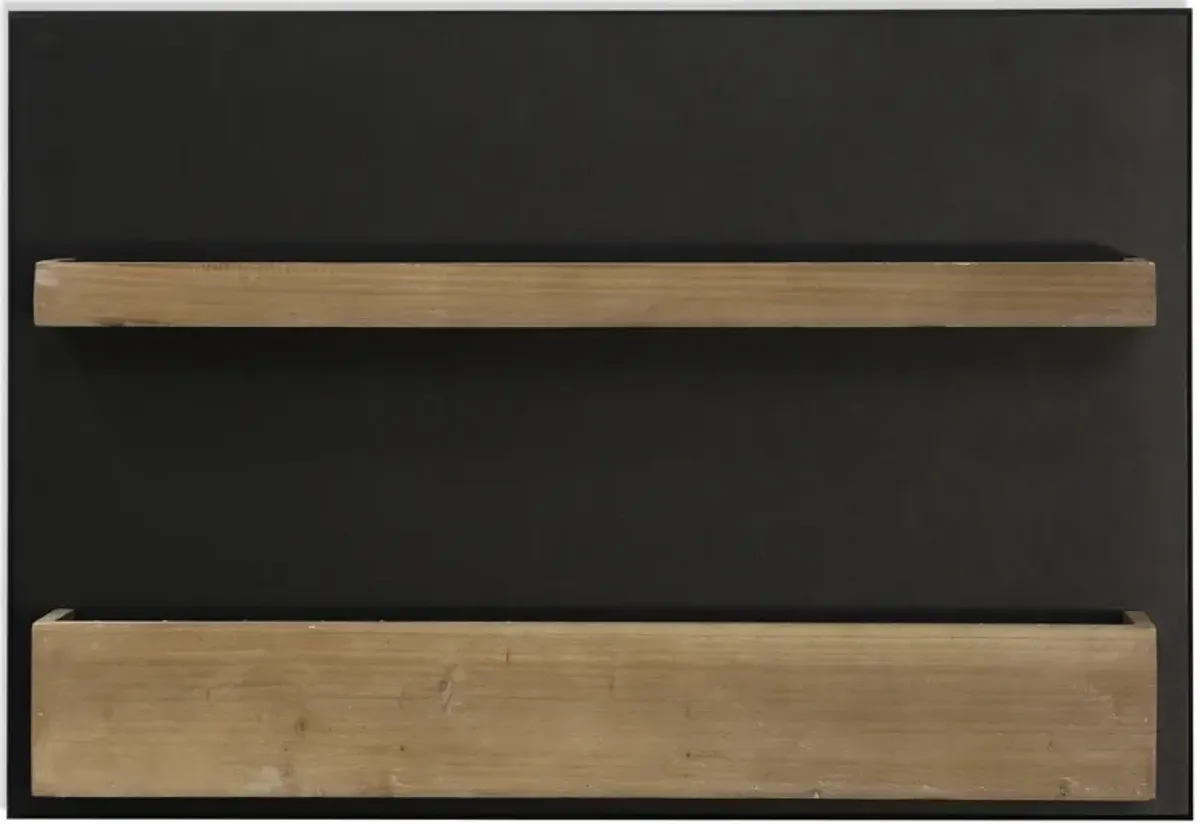 Ebony & Pin Shelf Racks