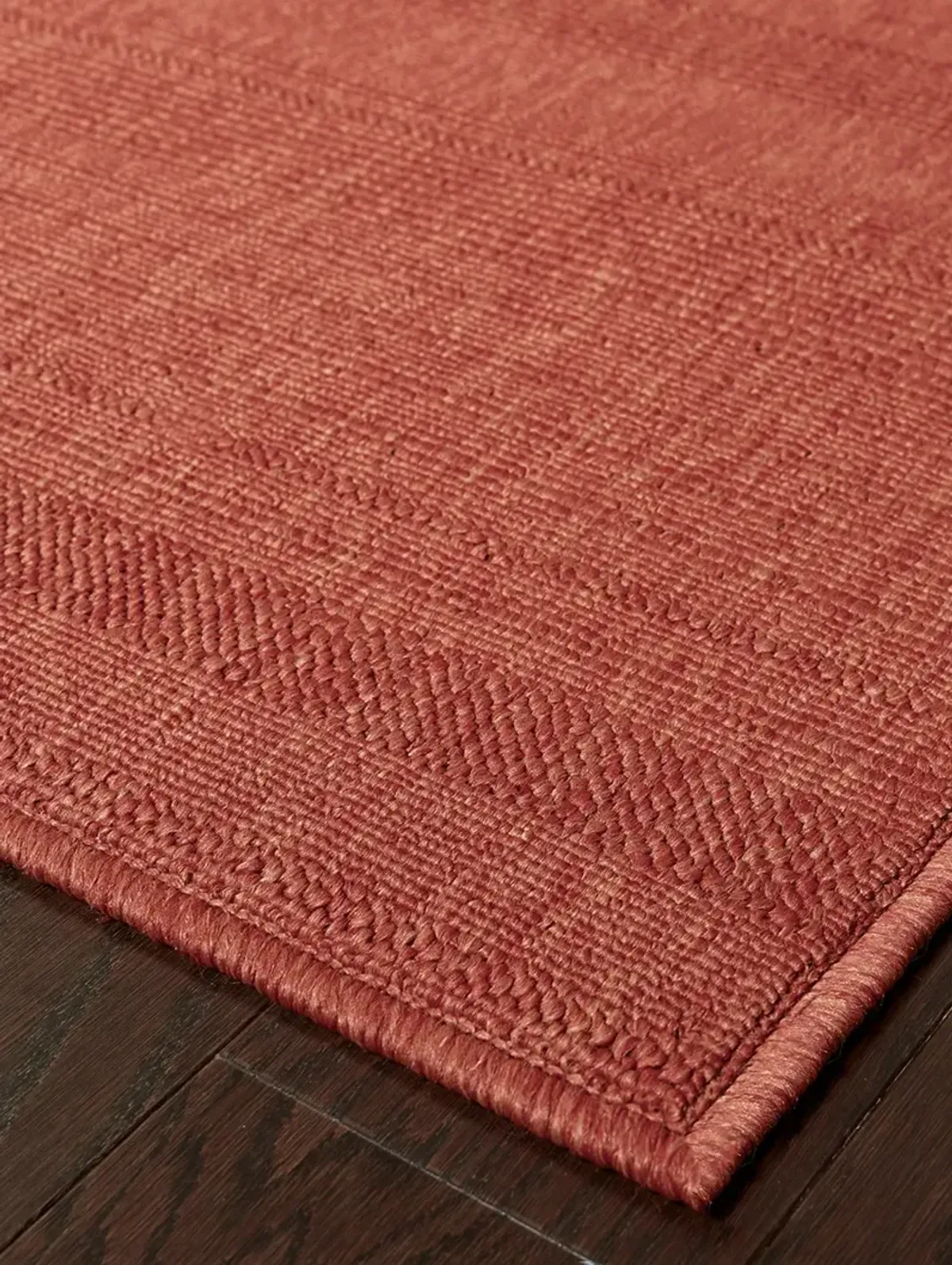 Lanai 1'8" x 3'7" Red Rug