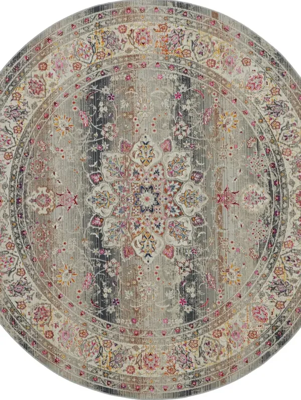Vintage Kashan VKA01 Gray 4'6" x 6'6" Rug