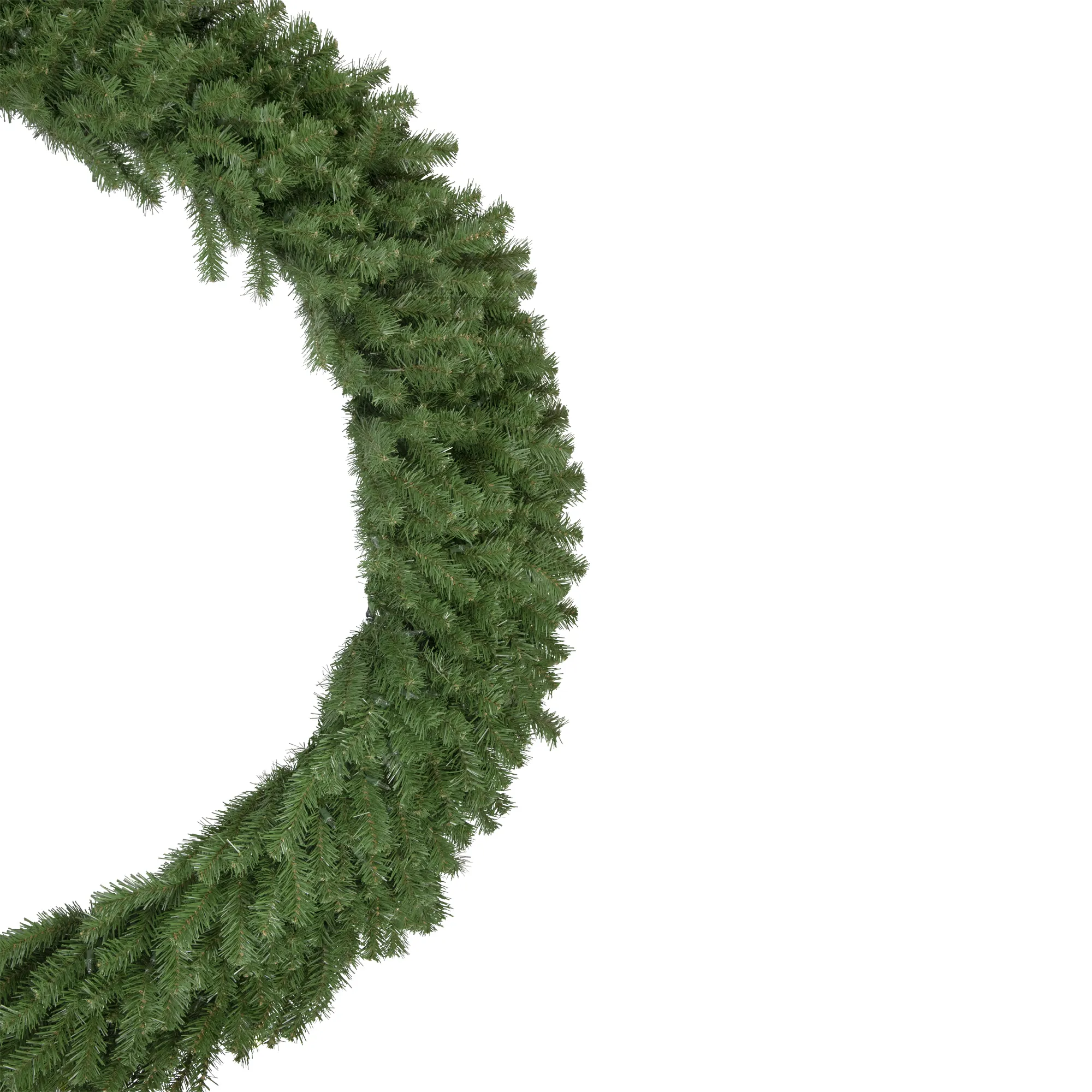 Deluxe Dorchester Pine Artificial Christmas Wreath  60-inch  Unlit