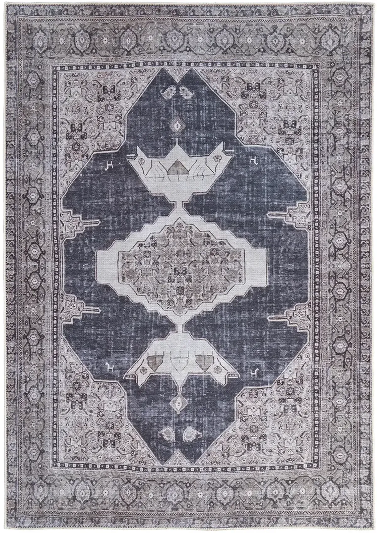 Percy 39PBF 2' x 3' Gray/Ivory/Taupe Rug