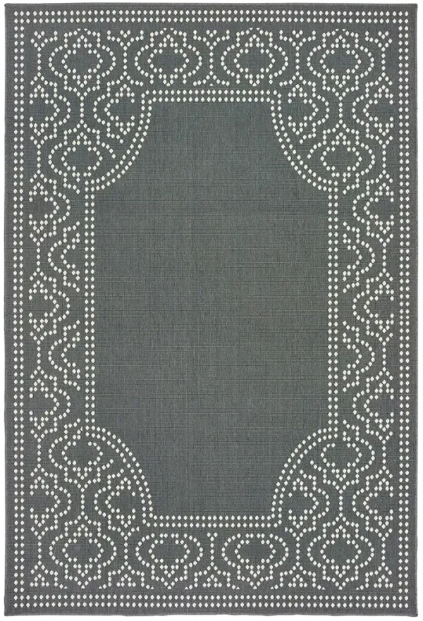 Marina 3'7" x 5'6" Grey Rug