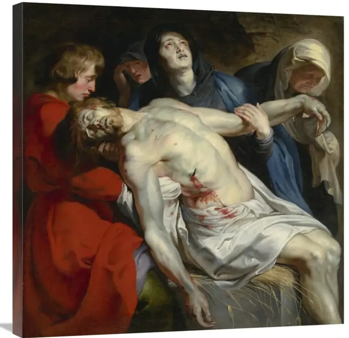The Entombment-Canvas Art-30x30