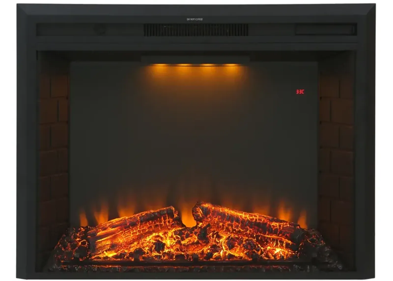 LED Electric Fireplace wall TV stand