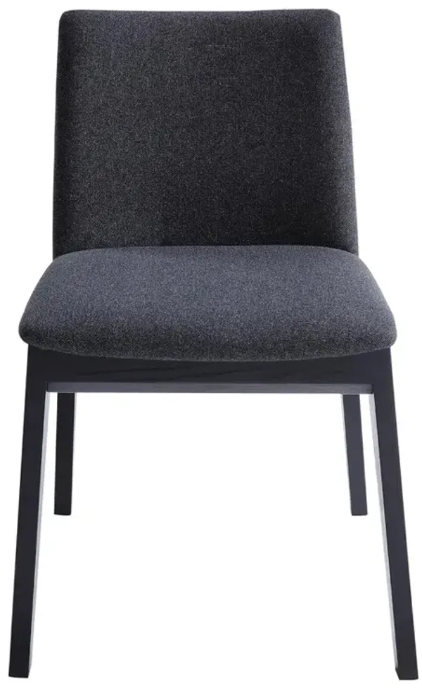 Moe's Home Collection Deco Ash Dining Chair Charcoal-M2