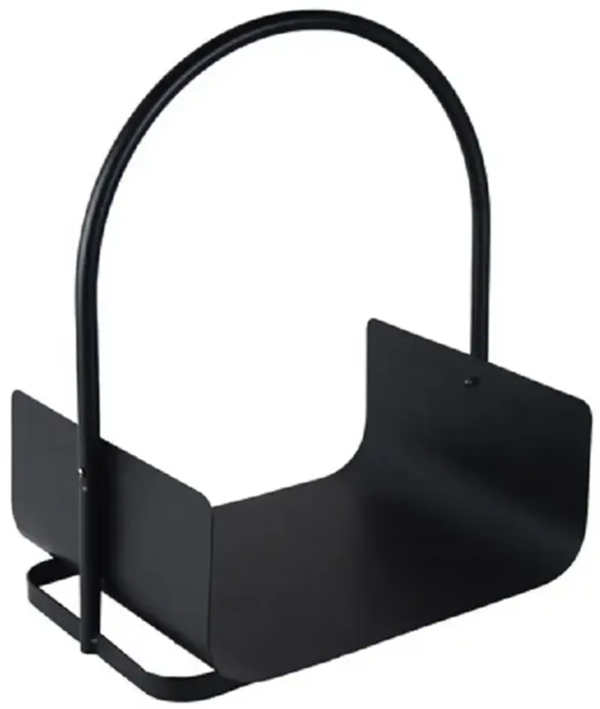 Metal Fireplace Log Holder, Portable Firewood Carrier & Storage Rack