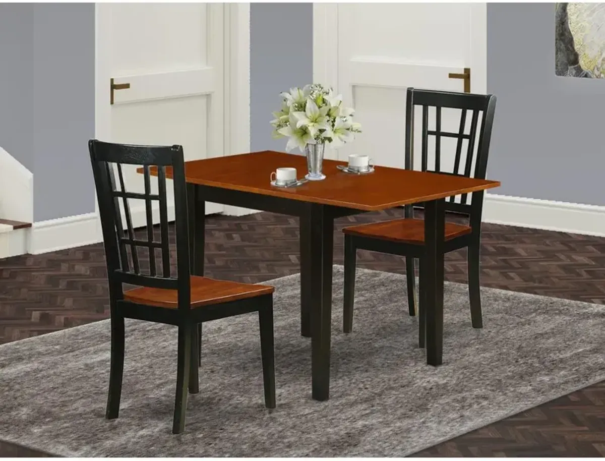 Dining Room Set Black & Cherry