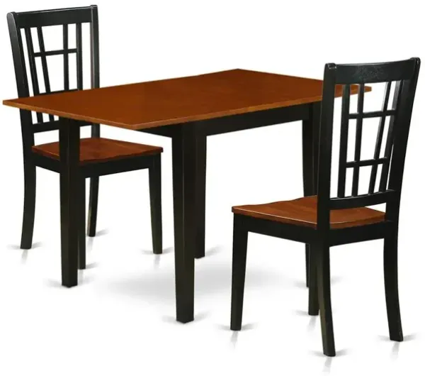 Dining Room Set Black & Cherry