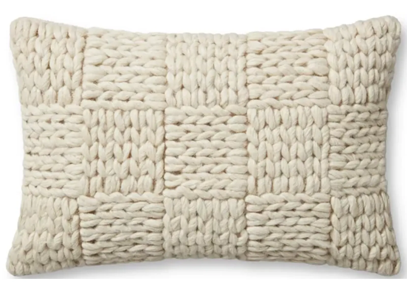 Avery PMH0061 Natural 13''x21'' Down Pillow by Magnolia Home by Joanna Gaines x Loloi