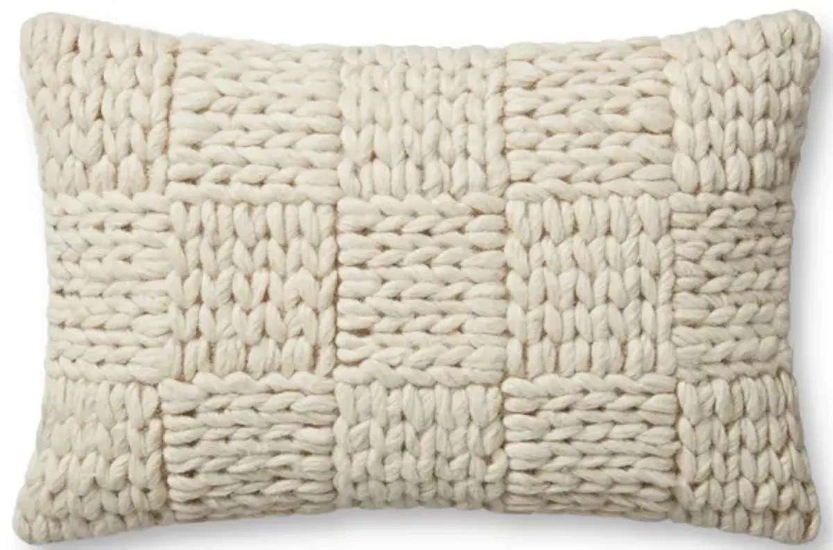 Avery PMH0061 Natural 13''x21'' Down Pillow by Magnolia Home by Joanna Gaines x Loloi