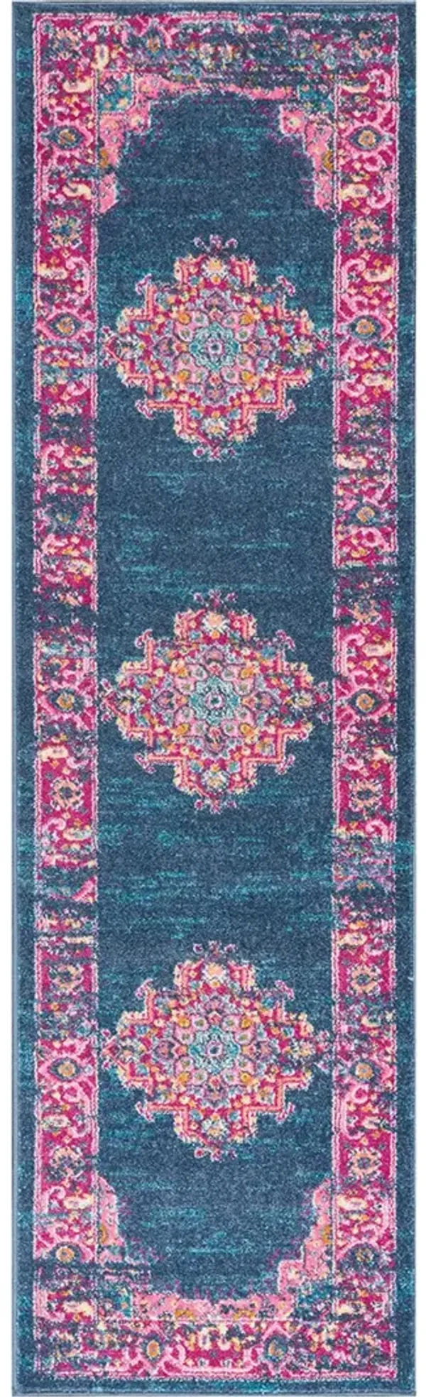 Passion PSN03 Blue 2'2" x 7'6" Rug