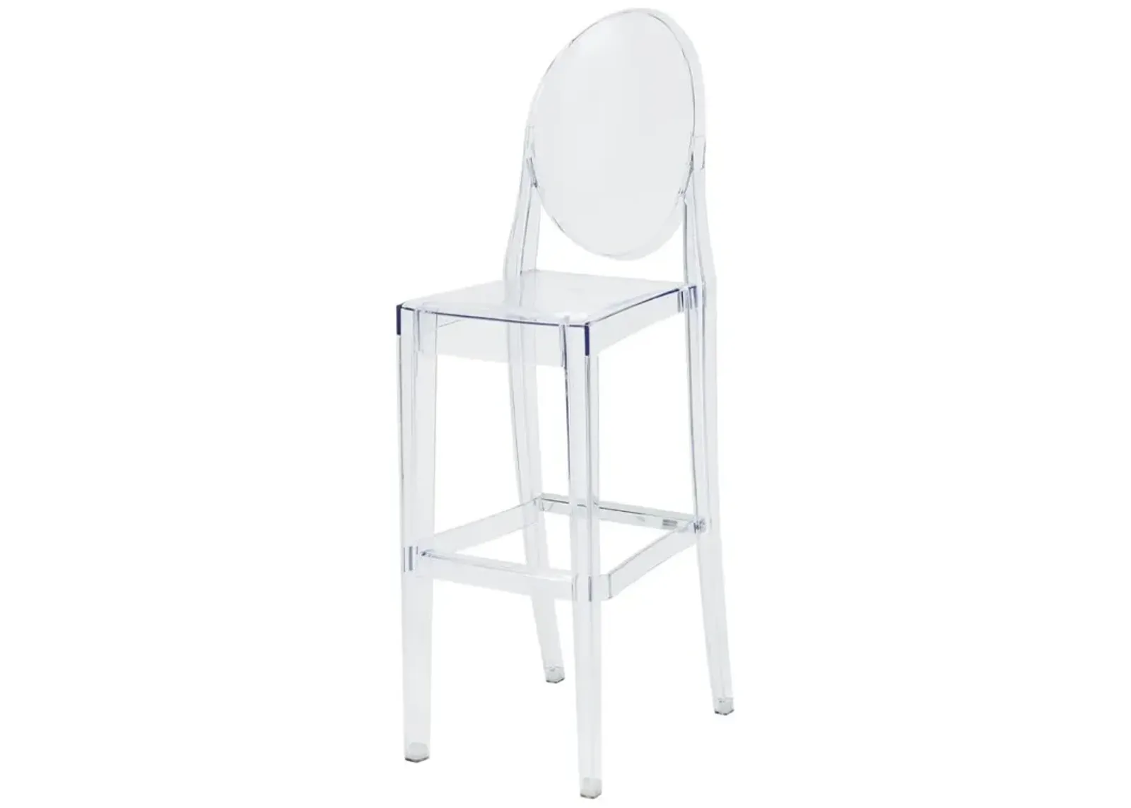 Commerical Seating Products RPC Clear Kage Barstool with back